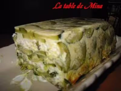 Terrine de courgettes et fromage de chèvre