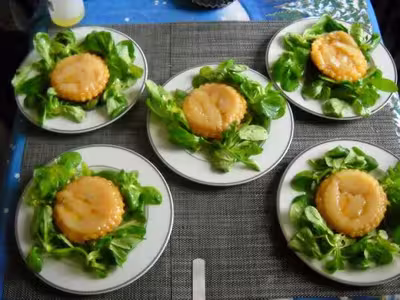 Tatin de poires au foie gras