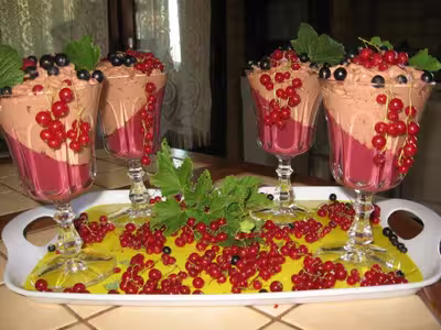 Compotée de Fruits et Ganache Chocolat/Fruits