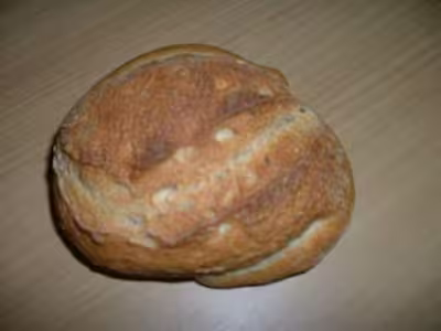 Prélèvement d'un morceau de pâte