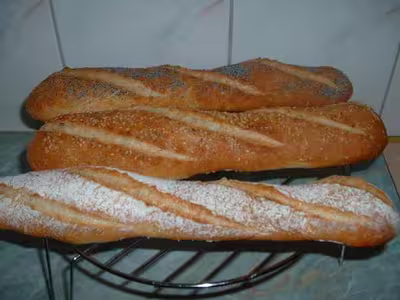 Les baguettes sur poolish en map de serise