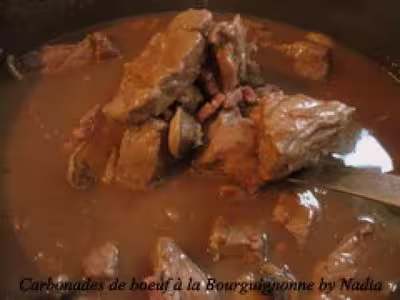 Carbonades de boeuf à la bourguignonne
