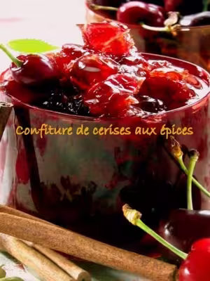 Confiture de cerises aux 4 épices