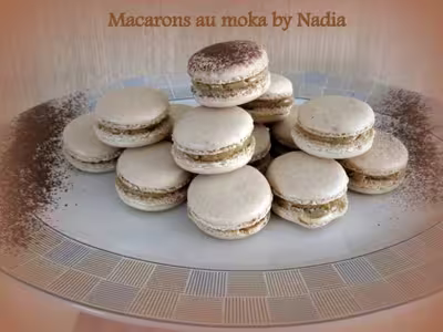 Macarons au moka & au citron