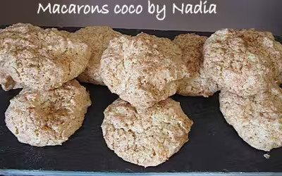 Recette ww : macarons coco