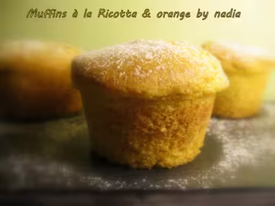 Muffins à la ricotta et aux zestes d'orange