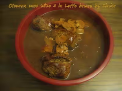 Oiseaux sans tête à la leffe brune