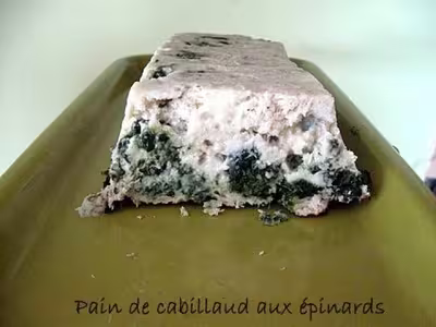 Recette WW: Pain de cabillaud aux épinards