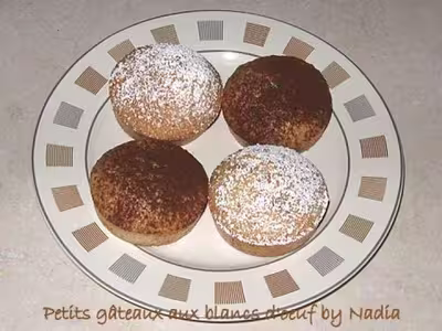 Petits gâteaux aux blancs d'oeuf