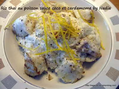 Riz thaï au poisson sauce coco à la cardamome