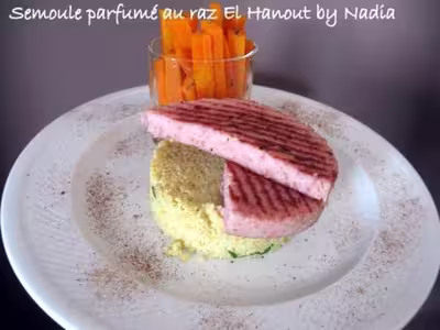 WW: Semoule parfumé au raz el hanout et son haché de dinde