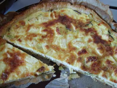Tarte à la feta et aux courgettes par kteren