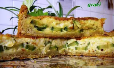 Tarte aux courgettes et vache qui rit