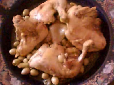 Poulet aux olives