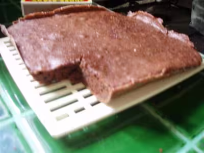 Brownies aux haricots rouges et chocolat noir