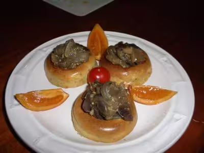 Nids de pâques avec son caviar d'aubergines par pattyrob