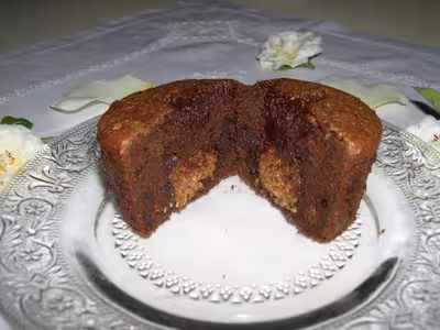 Fondant au chocolat au coeur praliné par piroulie