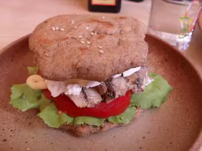 Un hamburger pas comme les autres