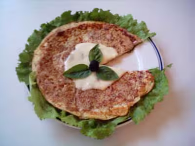 Tortillas au thon et sauce au chèvre