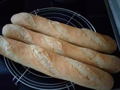 Pâte à pain dans robot pétrisseur