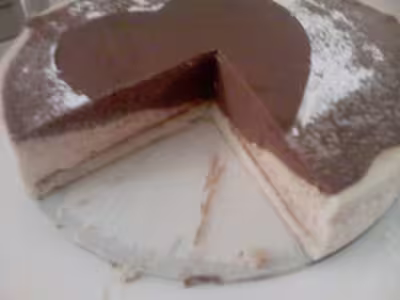 Bavarois de la Saint-Valentin