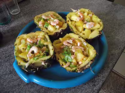 Ananas crevettes