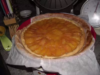 tarte aux pêches