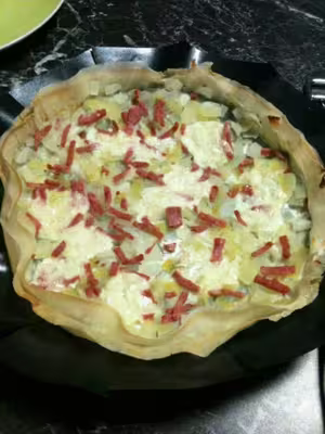 Recette WW: Flammeküche toute légère (PP)