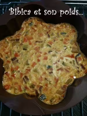 Recette WW: Flan courgette-carotte-bacon (PP)