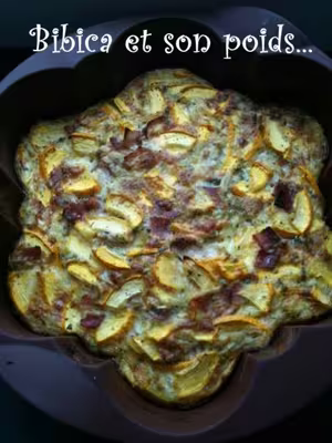 Recette WW: Frittata courgettes et jambon(PP) par Bibica