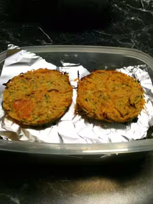 WW: Galettes de patates douces et courgettes (PP)