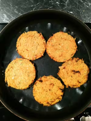 WW: Galettes de patates douces et courgettes (PP)