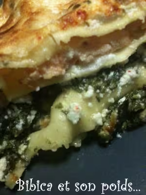 Recette WW: Lasagne saumon et épinards (PP)