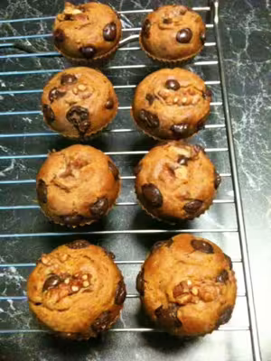 Recette WW: Muffins poire-chocolat de Lili (PP)