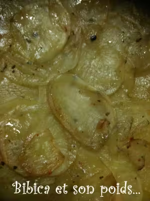 Recette WW: Pommes boulangère (PP) par Bibica