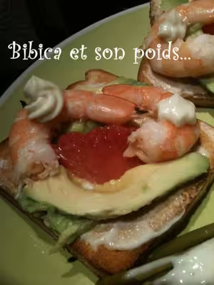 Recette WW : Tartine fraîcheur crevettes-avocat(PP)