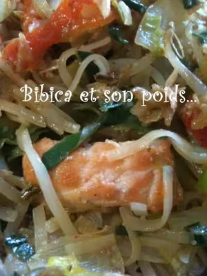 Recette WW: Wok saumon et nouilles de riz (PP)