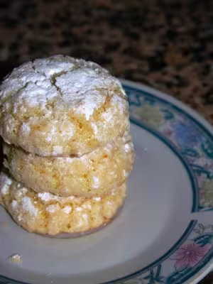 Ghribiya noix de coco, semoule par nadiash