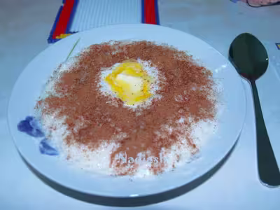 Riz au lait à la norvègienne