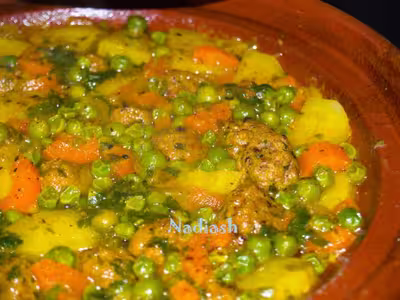 Tajine de viande hachée aux légumes
