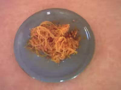Courge spaghetti bolognaise