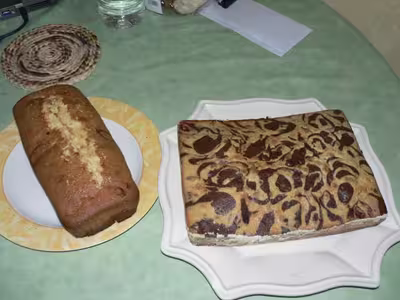 Gâteau marbré