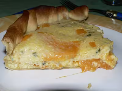 Tarte au gruyère et mimolette