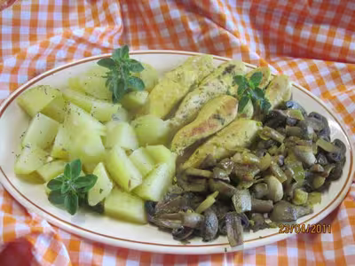 Aiguillettes de poulet au curry par Tatie21