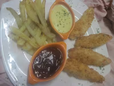Aiguillettes de poulet panées