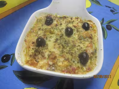 Blettes à la sauce tomates cuisinée gratinées