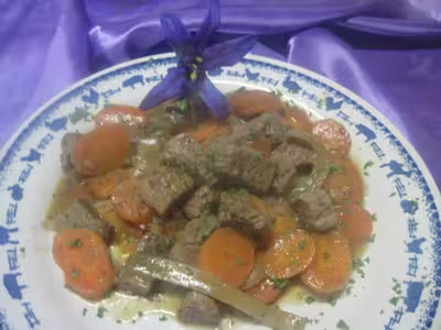 Boeuf mode aux carottes sans alcool