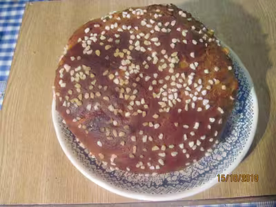 Brioche aux dés d'oranges confites