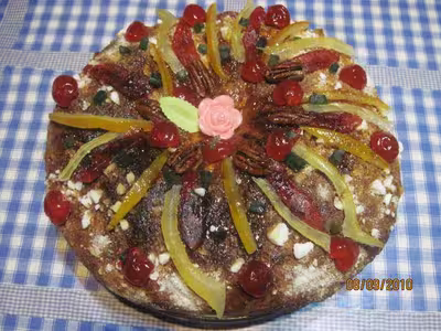 Brioche aux fruits confits