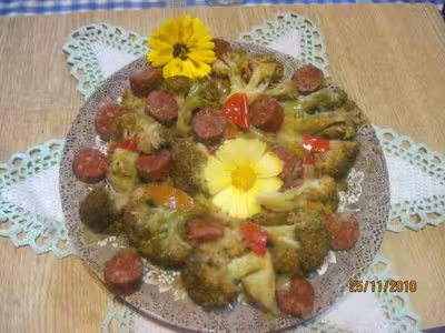 Brocolis au chorizo